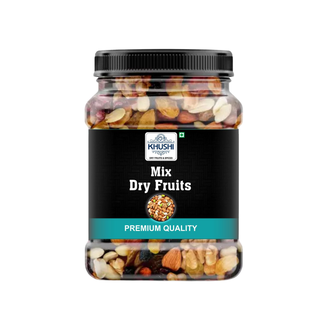 KHUSHI 100% Natural Premium Roasted Mix Dry Fruits | Almond | Cashews | Raisins | Seeds | DriedFruits