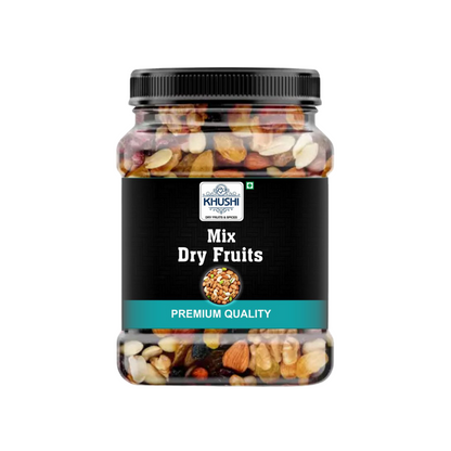 KHUSHI 100% Natural Premium Roasted Mix Dry Fruits | Almond | Cashews | Raisins | Seeds | DriedFruits