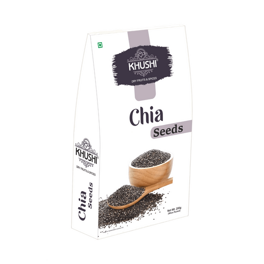 KHUSHI Chia Seeds - Premium Raw Unroasted Chia Seeds