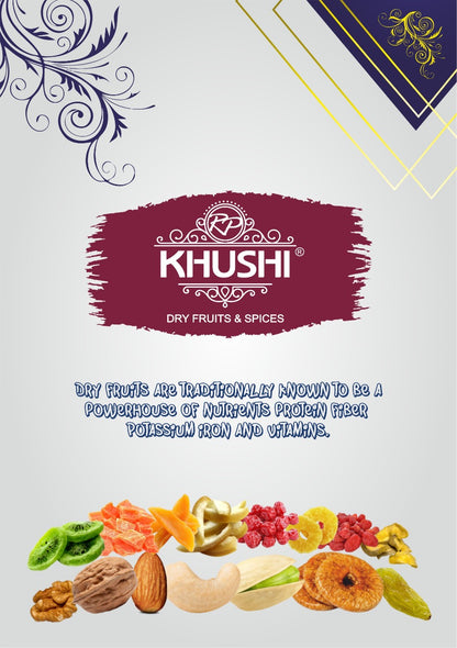 KHUSHI 100% Natural Premium Roasted & Salted Almond| Namkeen Badam | Flavoured Badam|