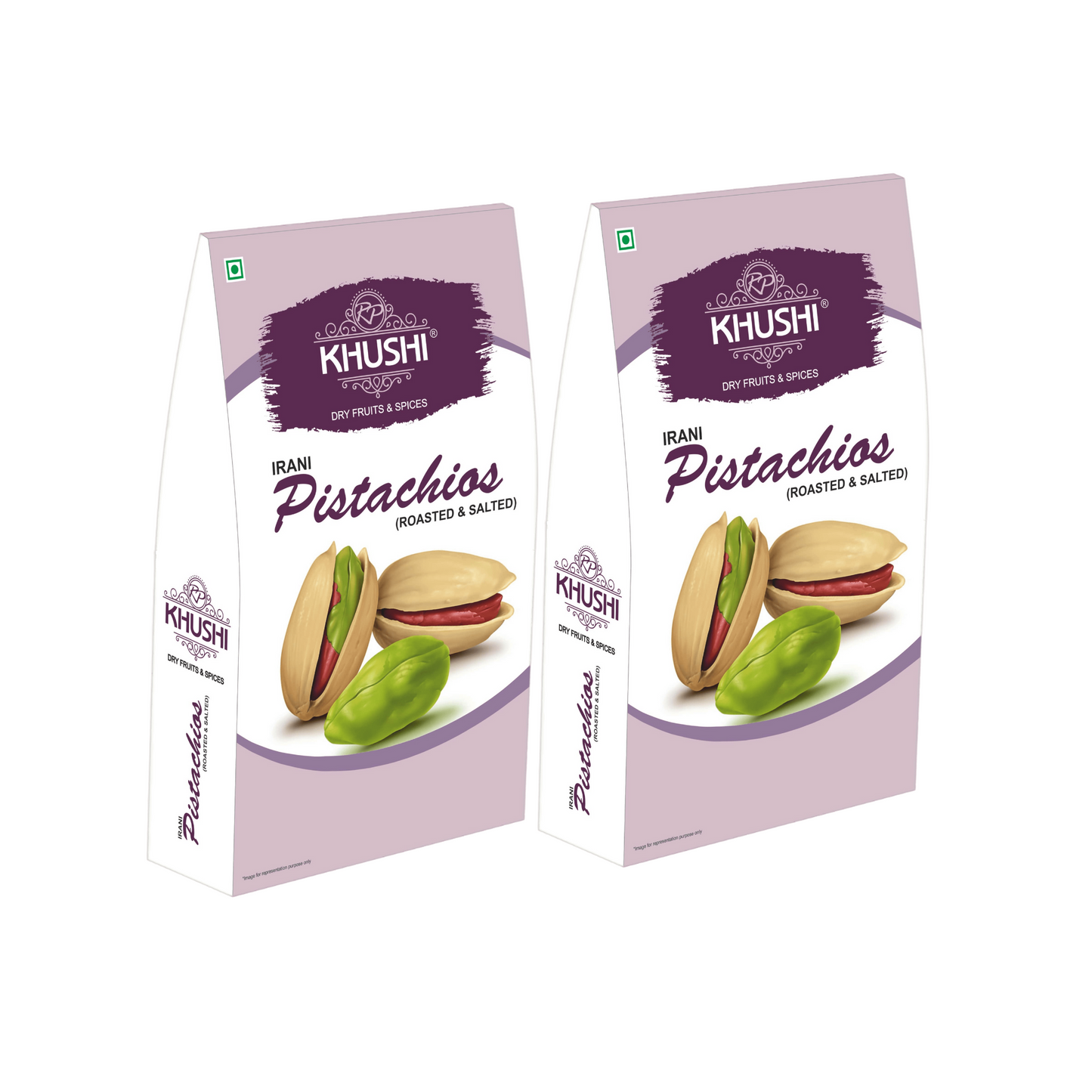 KHUSHI 100% Natural Premium Irani Roasted and Salted Pistachios | Namkeen Pista |