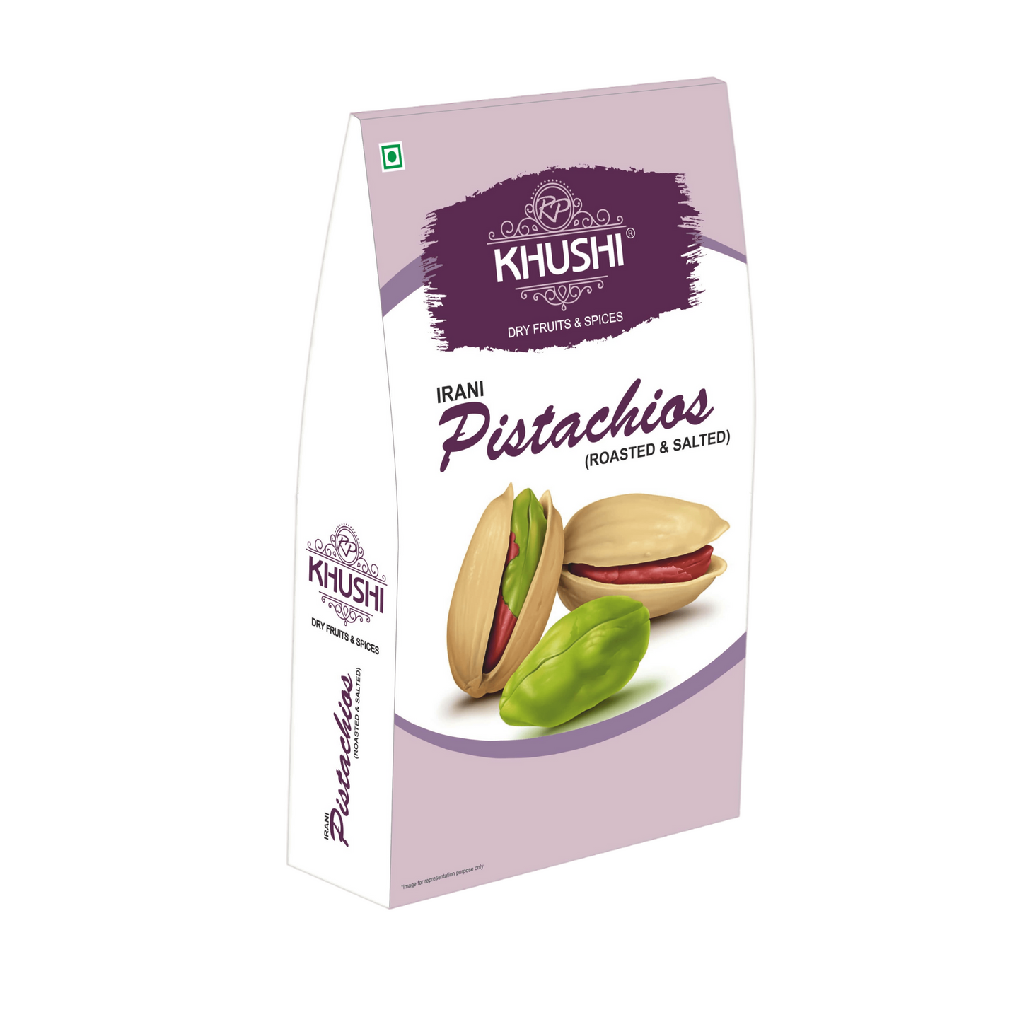 KHUSHI 100% Natural Premium Irani Roasted and Salted Pistachios | Namkeen Pista |