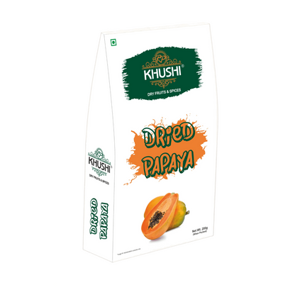 KHUSHI Dehydrated Dried Papaya Fruit | 100% Natural Premium |